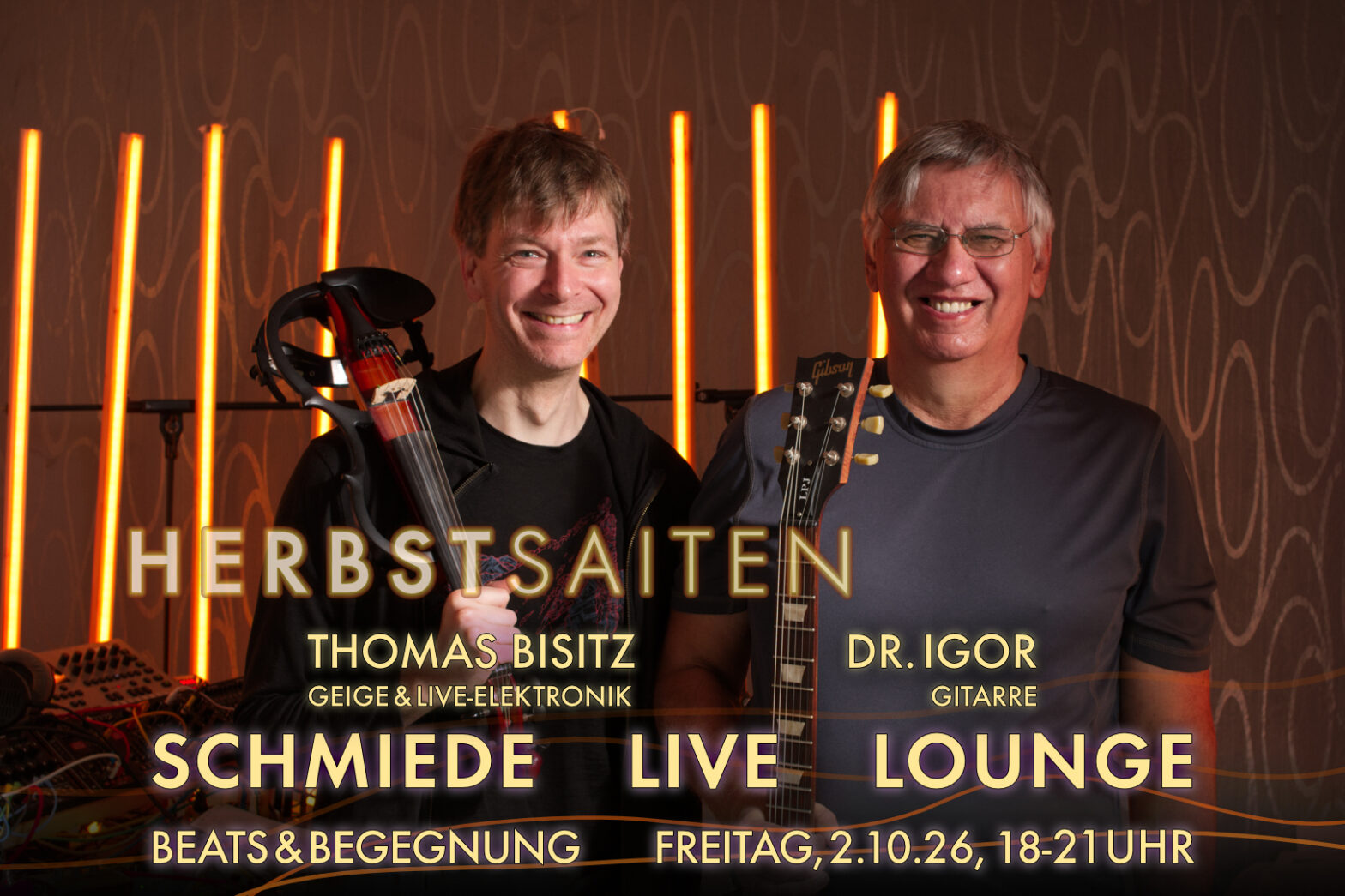 2. Oktober 2026: SCHMIEDE Live Lounge